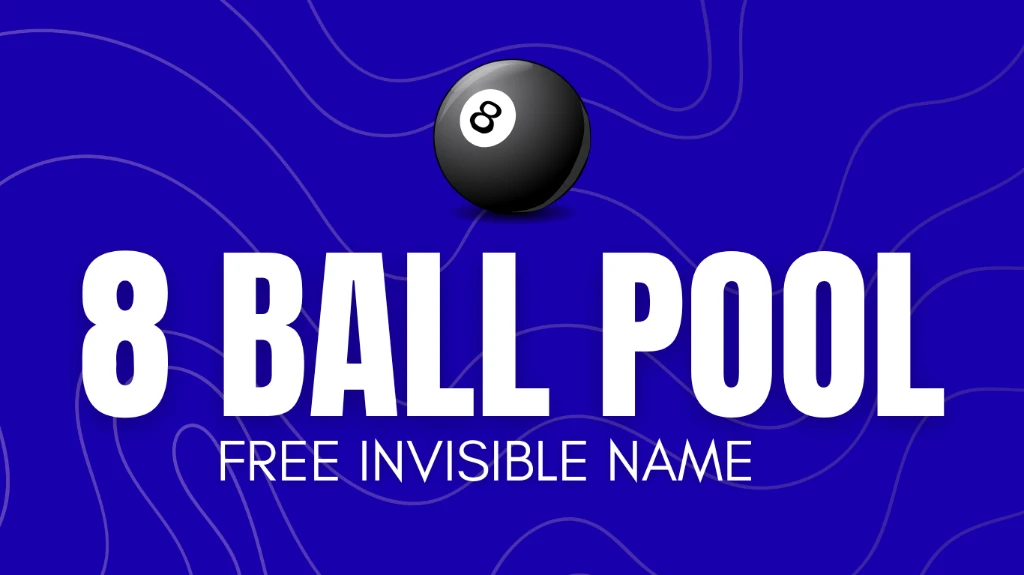 8 Ball Pool Invisible Name - Copy Hangul Filler Unicode for Blank Username